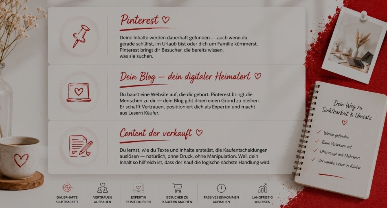 PINA Pinterest, Blog und Content